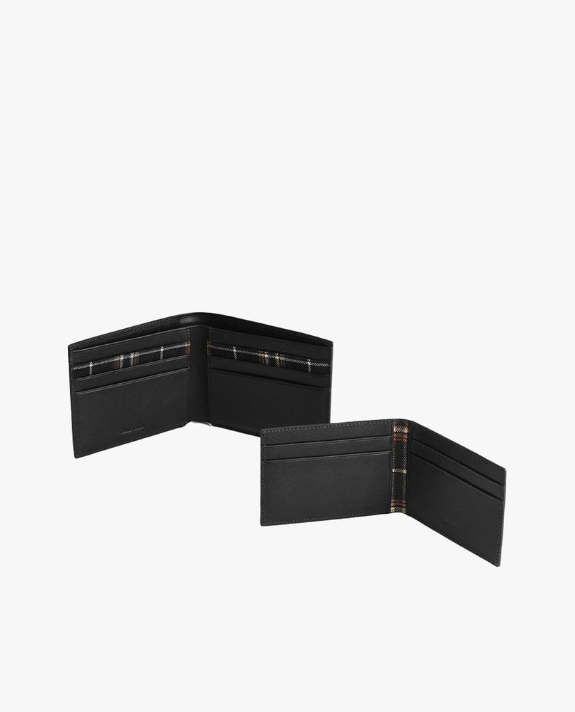 PEDRO - Ví nam dạng gập phối logo Leather Bi Fold