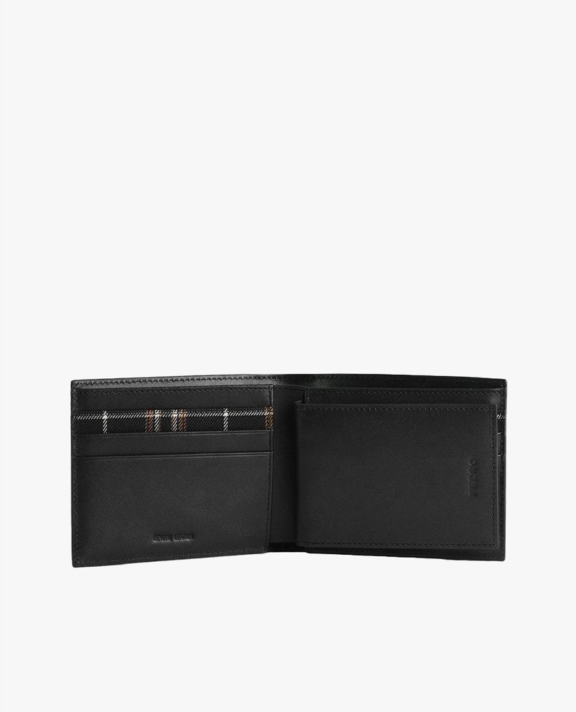 PEDRO - Ví nam dạng gập phối logo Leather Bi Fold