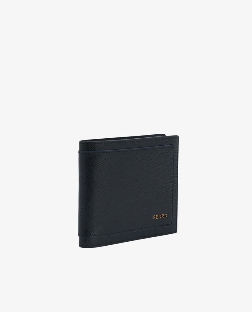 PEDRO - Ví nam dạng gập Textured Leather Bi Fold Coin Pouch