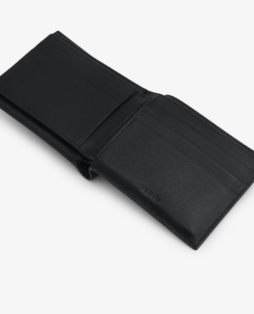 PEDRO - Ví nam dạng gập Textured Leather Bi Fold Coin Pouch