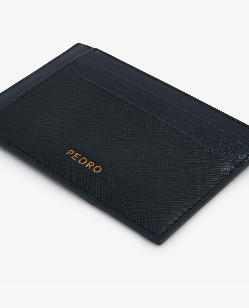 PEDRO - Ví nam đựng name card Textured Leather