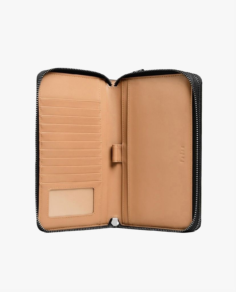 PEDRO - Ví nam cầm tay dáng dài Embossed Leather