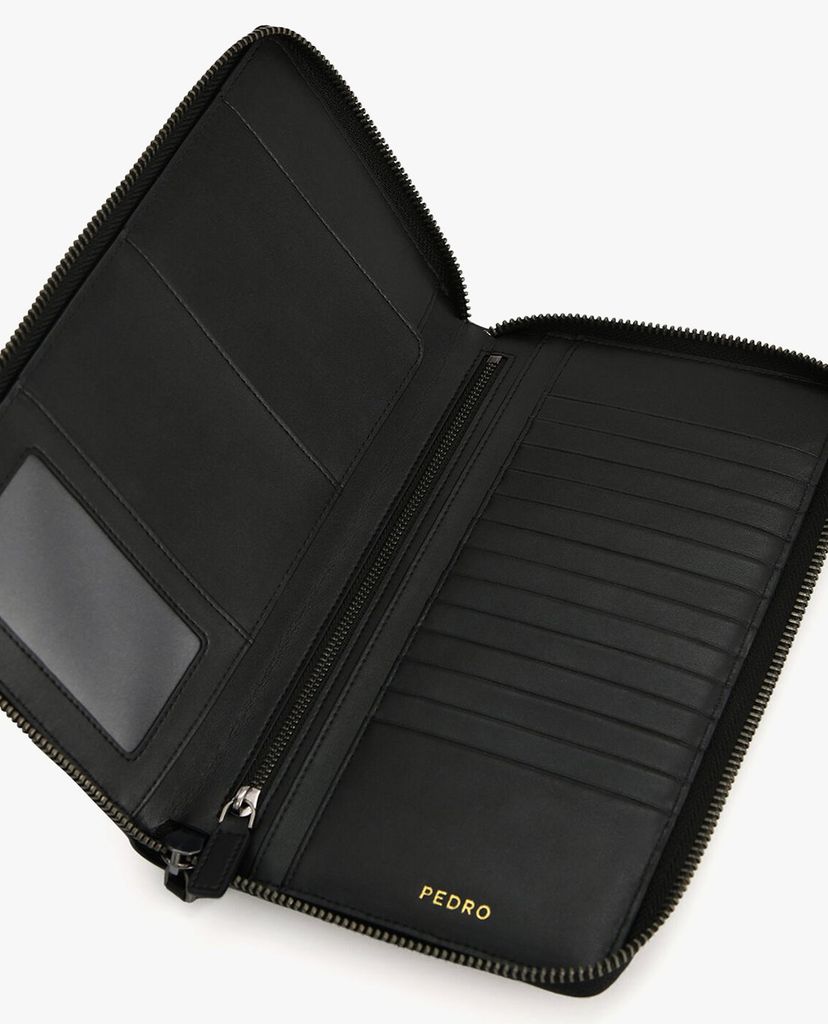 PEDRO - Ví nam cầm tay dáng dài Leather Zip Around Travel
