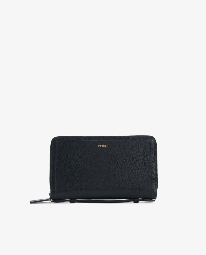 PEDRO - Ví nam cầm tay dáng dài Textured Leather Travel Organiser