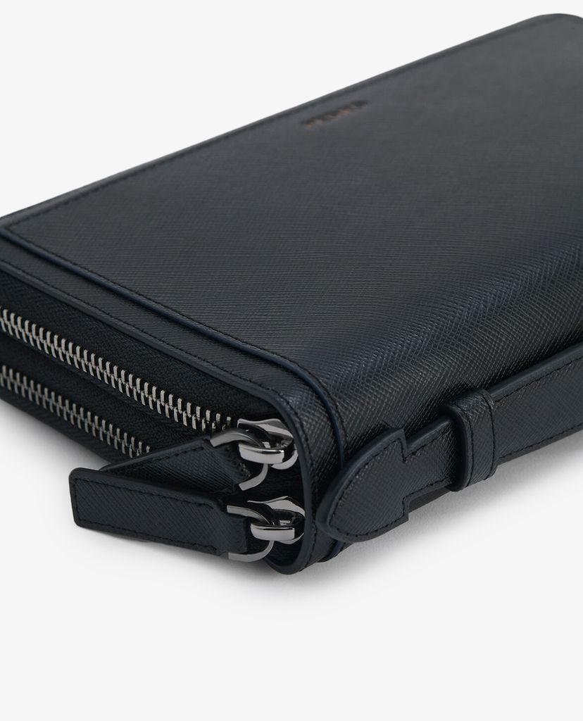 PEDRO - Ví nam cầm tay dáng dài Textured Leather Travel Organiser