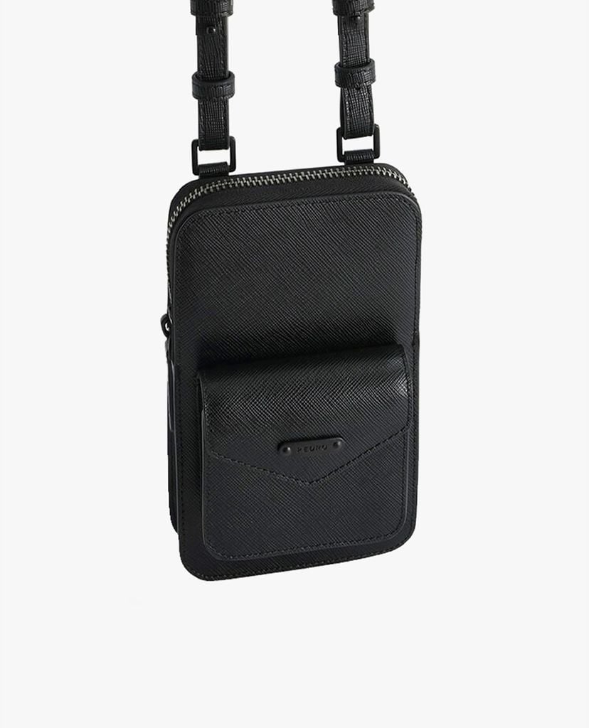 PEDRO - Ví nam chữ nhật Embossed Leather Phone Pouch