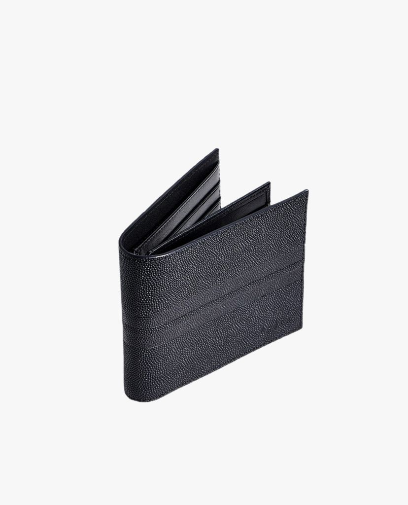 PEDRO - Ví nam dạng gập Striped Leather Bi Fold