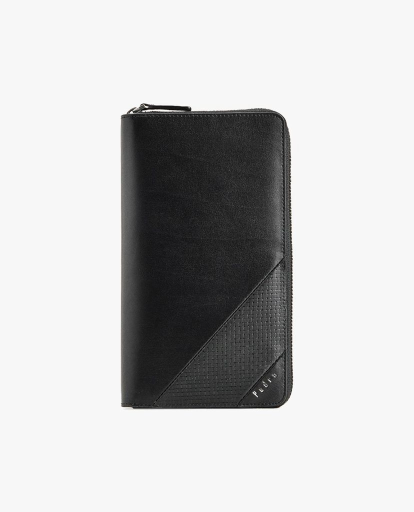 PEDRO - Ví nam cầm tay dáng dài Leather Travel