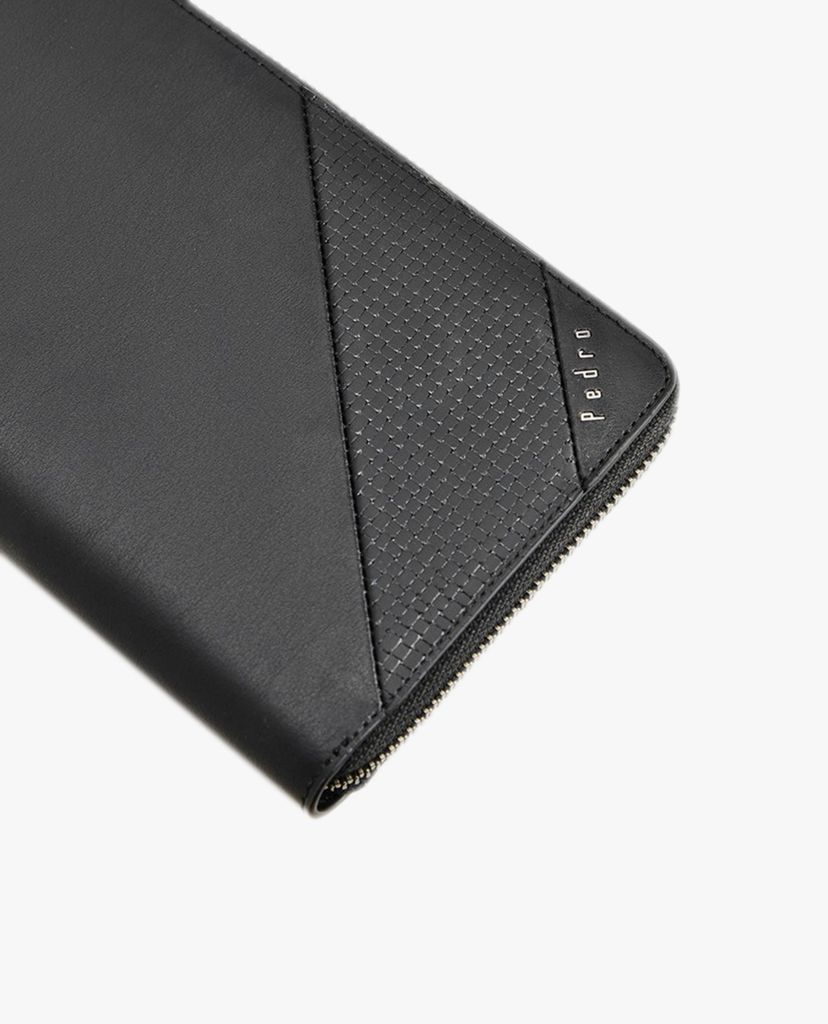 PEDRO - Ví nam cầm tay dáng dài Leather Travel