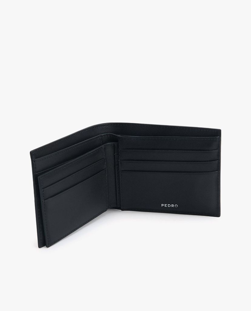 PEDRO - Ví nam da gập đôi Abstract Quilted Bi Fold