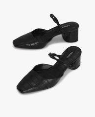 PEDRO - Giày cao gót mũi vuông Croc Effect Heeled