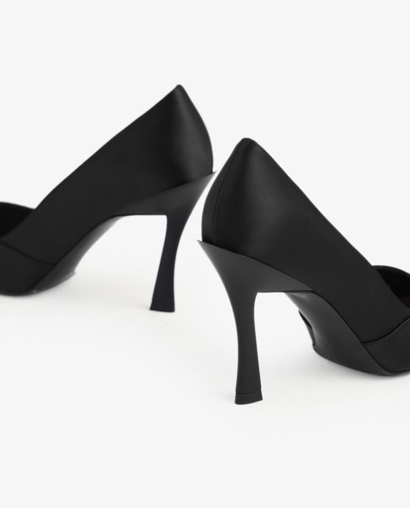 PEDRO - Giày cao gót mũi nhọn Satin Pumps In Curved