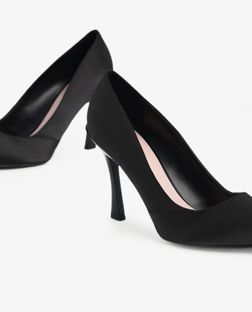 PEDRO - Giày cao gót mũi nhọn Satin Pumps In Curved