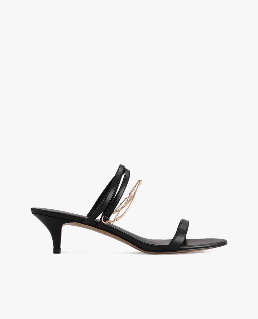 PEDRO - Giày sandals cao gót Gold Chain Strappy