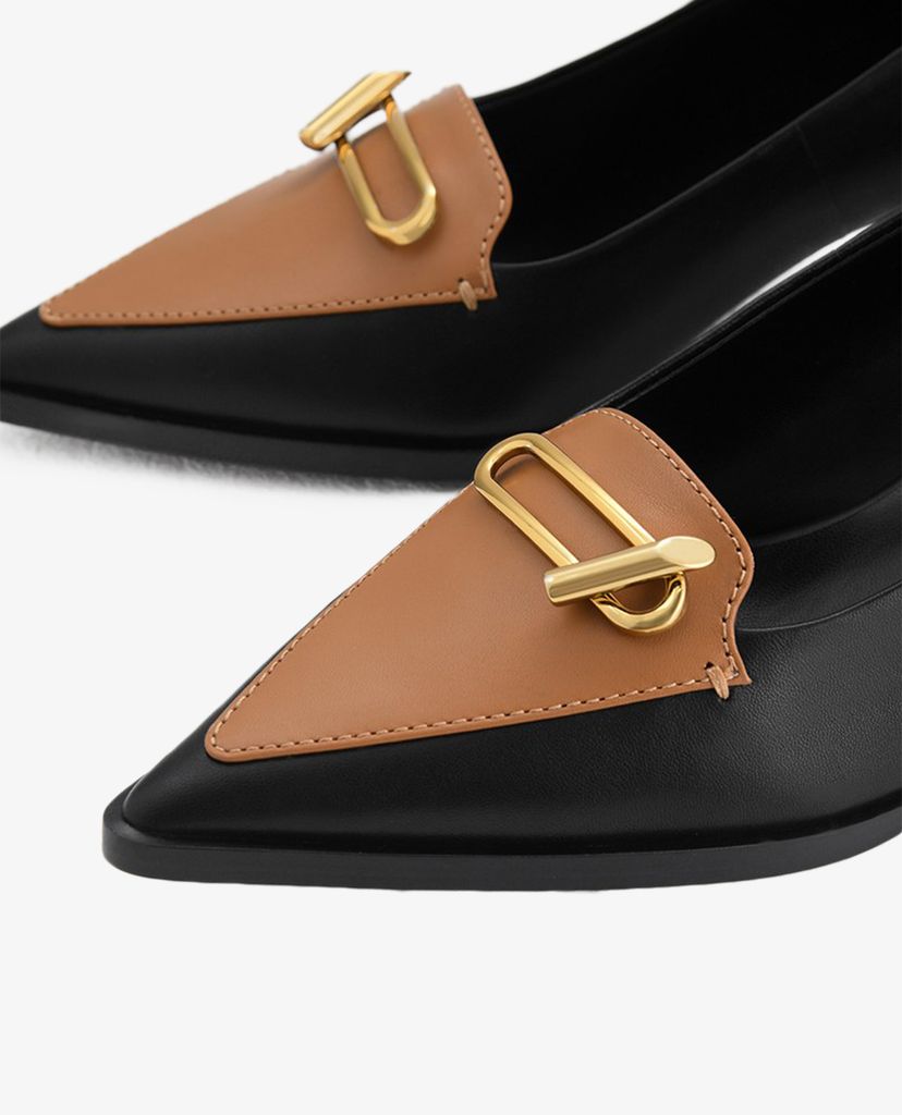 PEDRO - Giày cao gót mũi nhọn Metallic Pointed Toe