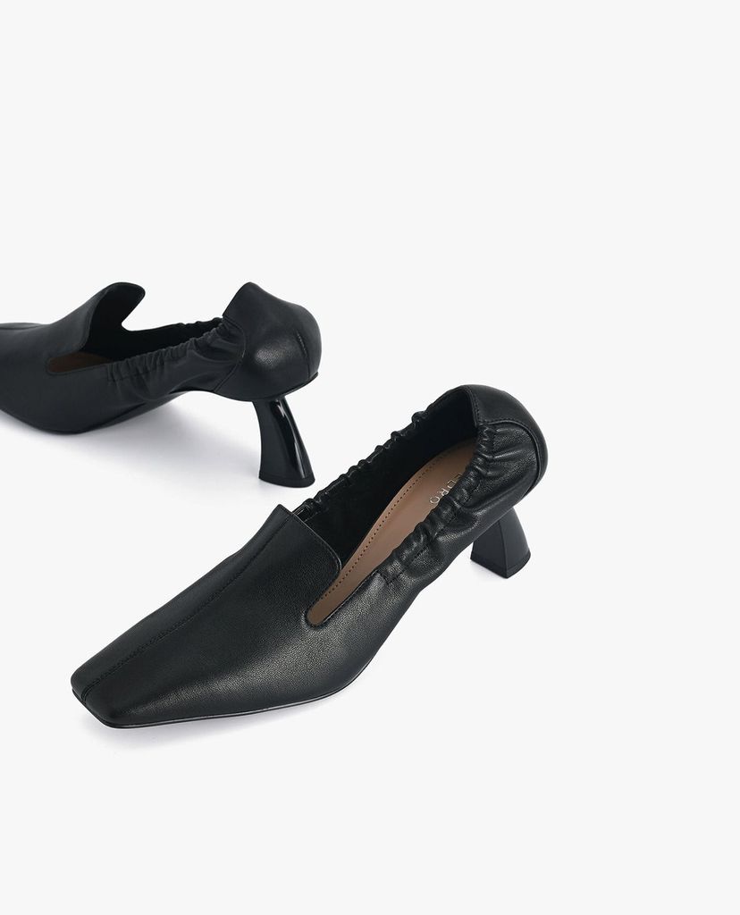 PEDRO - Giày cao gót mũi vuông Leather Heeled
