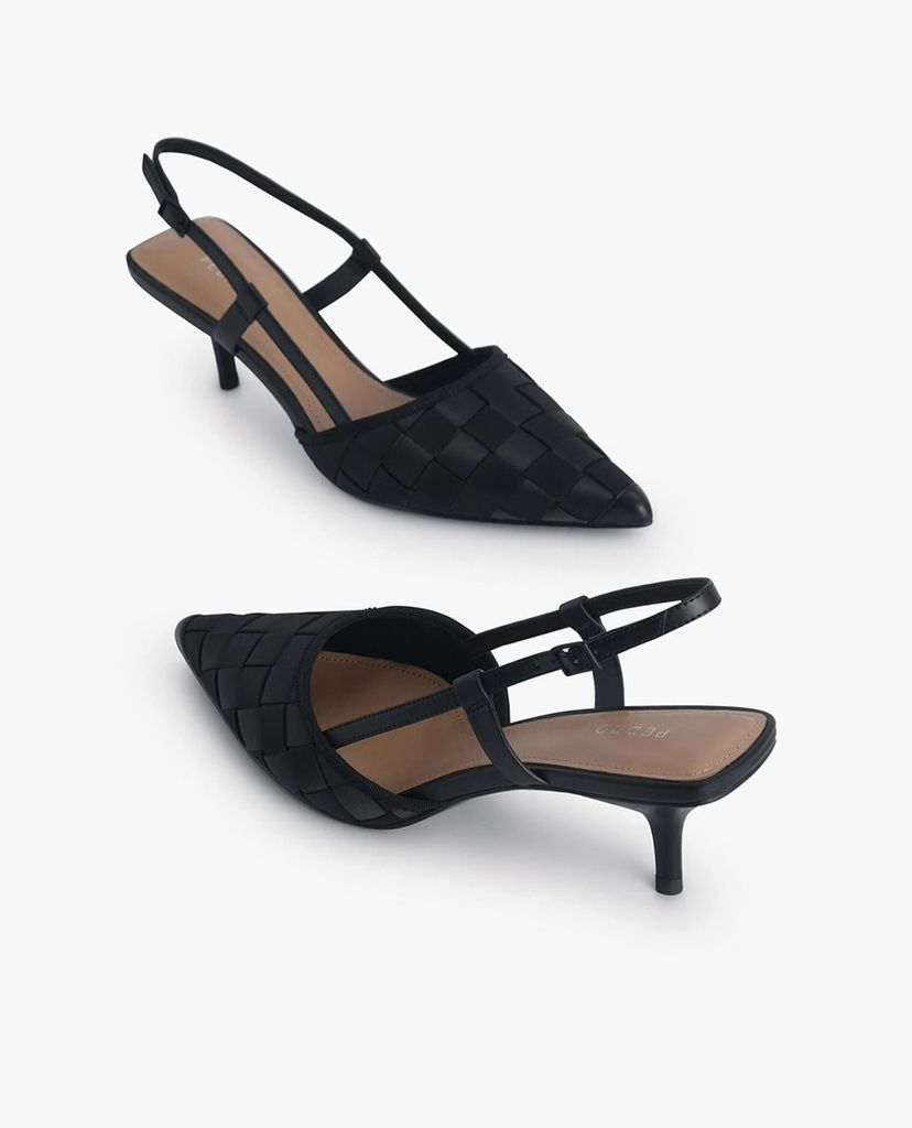 PEDRO - Giày cao gót mũi nhọn Woven Satin