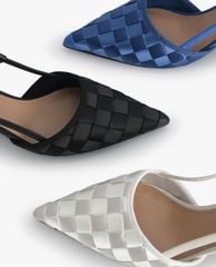 PEDRO - Giày cao gót mũi nhọn Woven Satin