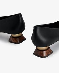 PEDRO - Giày cao gót mũi vuông Leather Square Toe