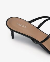 PEDRO - Giày cao gót hở mũi quai mảnh Pearlised Strappy