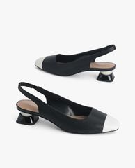 PEDRO - Giày cao gót mũi tròn Leather Slingback