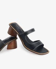 PEDRO - Giày sandal cao gót đế trụ Double Strap