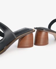 PEDRO - Giày sandal cao gót đế trụ Double Strap