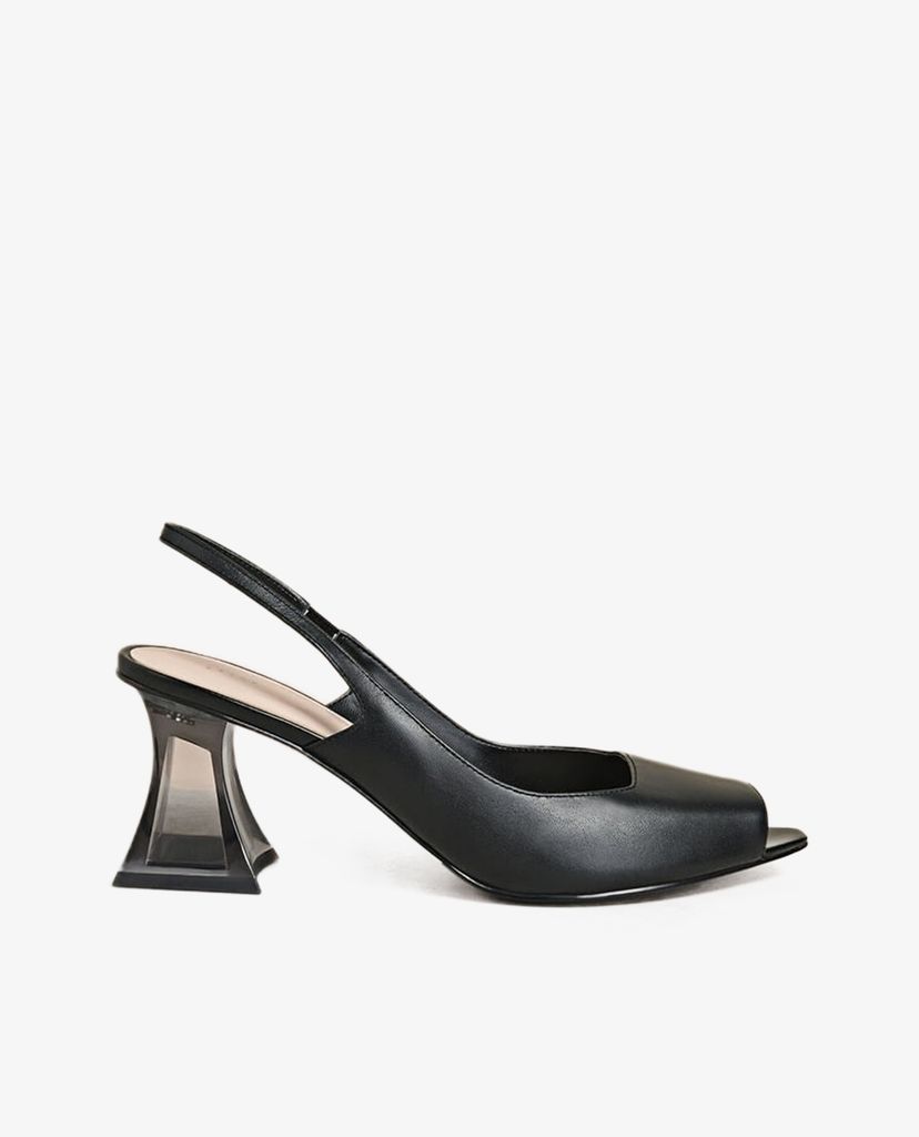 PEDRO - Giày cao gót hở mũi đế vuông Slingback Block