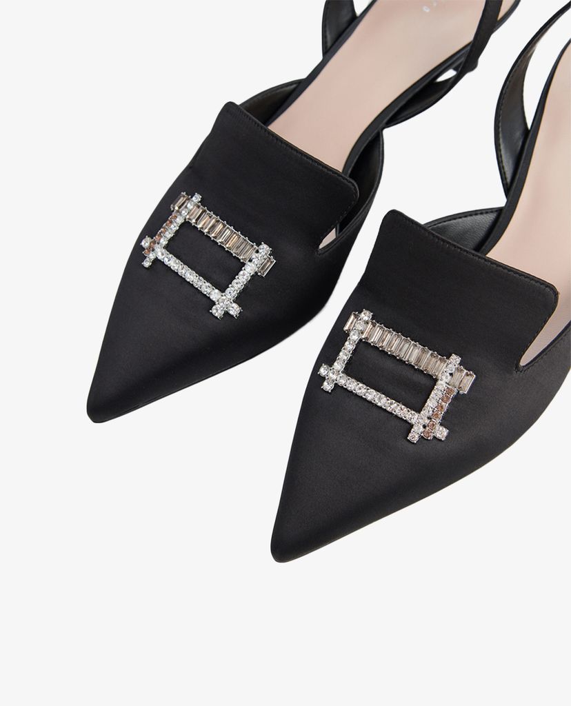 PEDRO - Giày cao gót mũi nhọn Gem Embellished Slingback