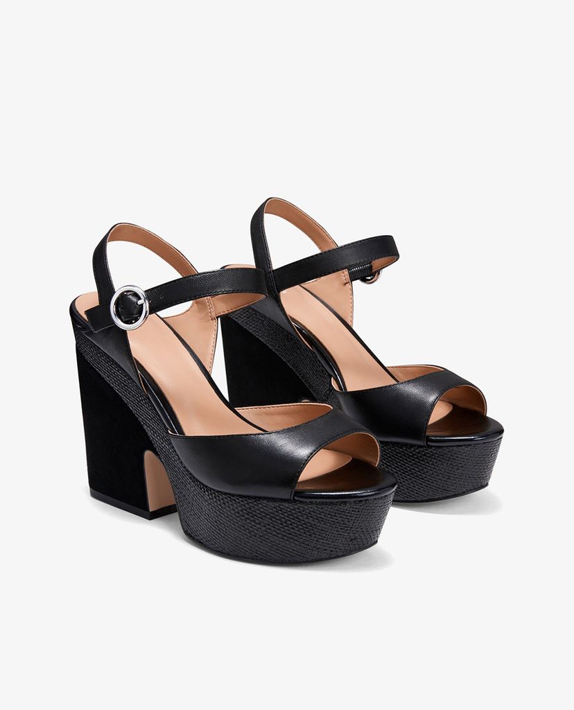 PEDRO - Giày đế xuồng nữ hở mũi Open Toe Wedges