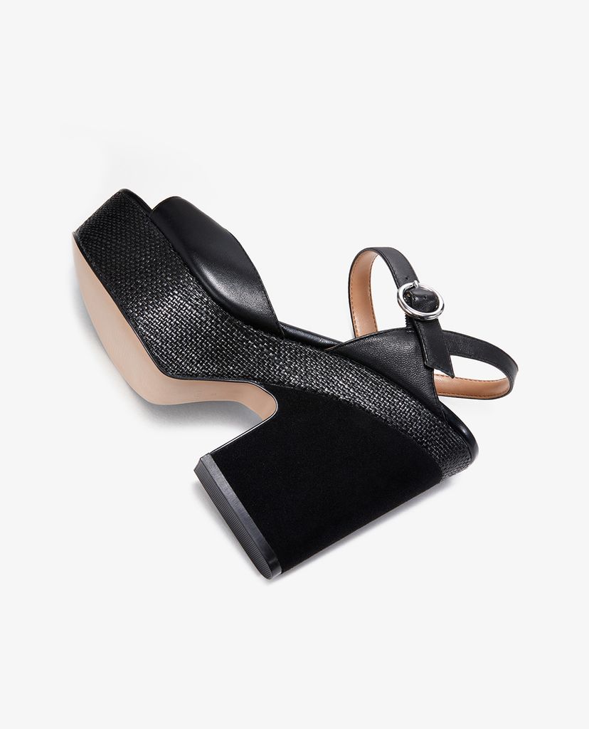 PEDRO - Giày đế xuồng nữ hở mũi Open Toe Wedges
