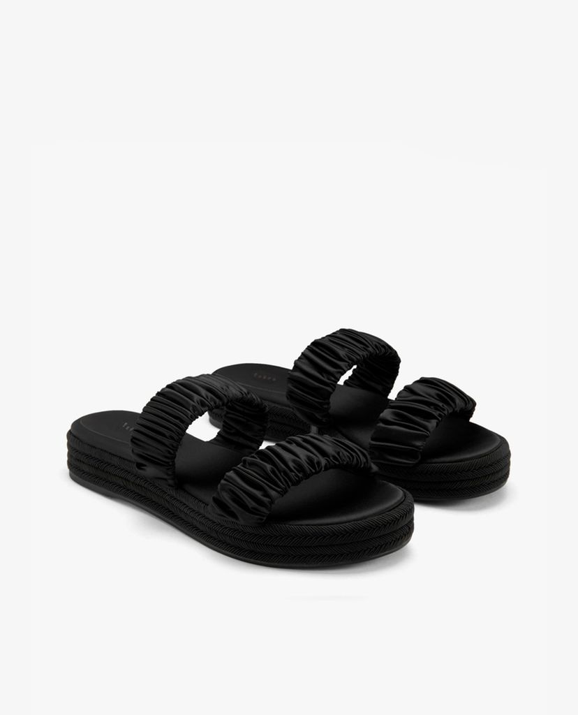PEDRO - Giày đế xuồng quai ngang Satin Espadrille