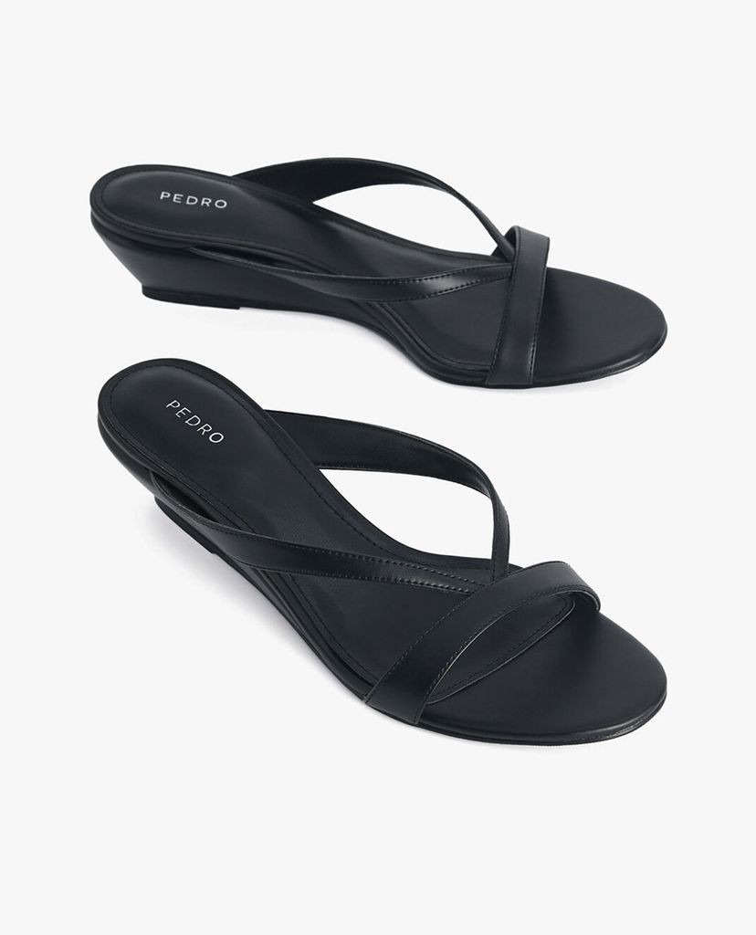 PEDRO - Giày đế xuồng hở mũi Strappy Slip On