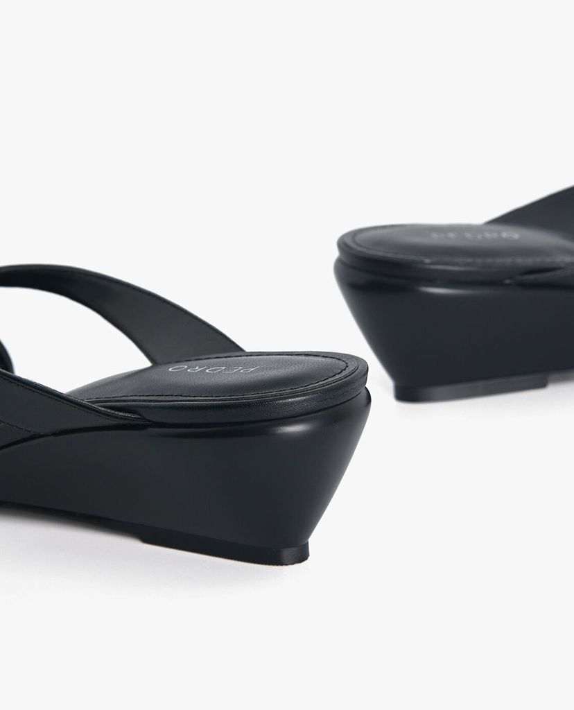 PEDRO - Giày đế xuồng hở mũi Strappy Slip On