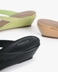 PEDRO - Giày đế xuồng hở mũi Strappy Slip On