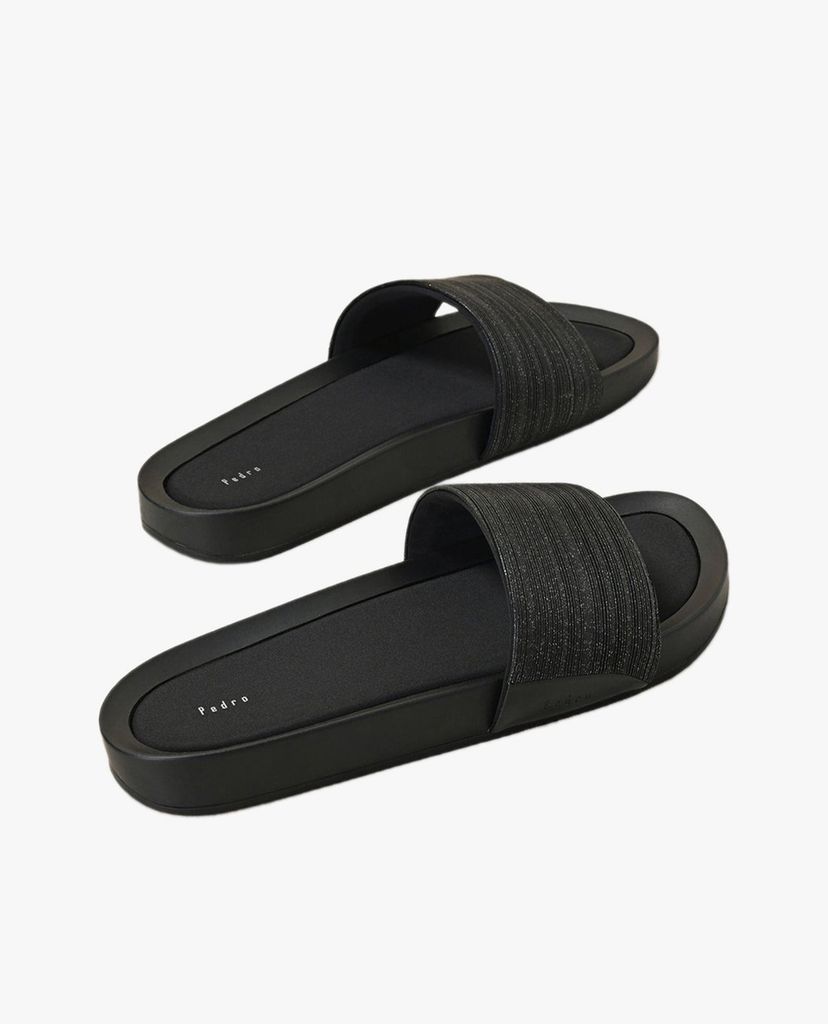 PEDRO - Dép nữ quai ngang Glitter Sliders