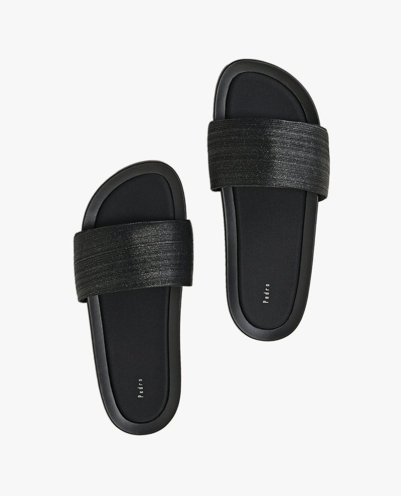PEDRO - Dép nữ quai ngang Glitter Sliders