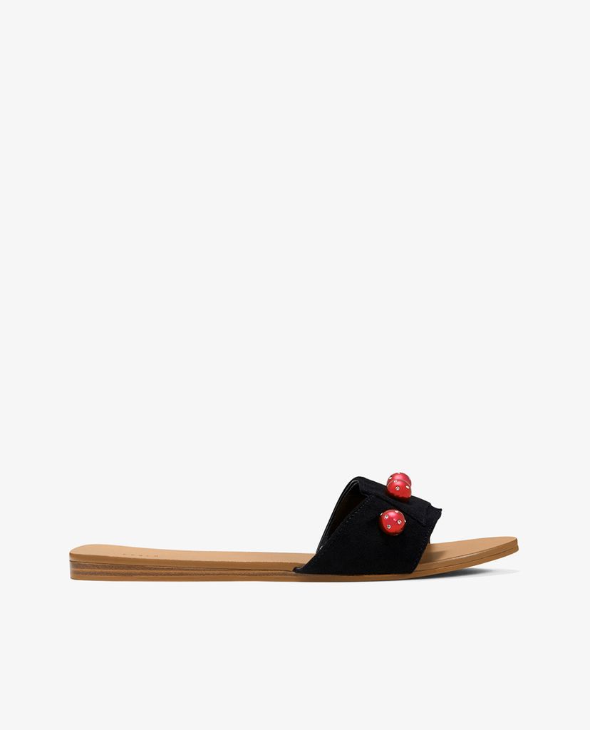 PEDRO - Giày sandals nữ quai ngang Metal Round