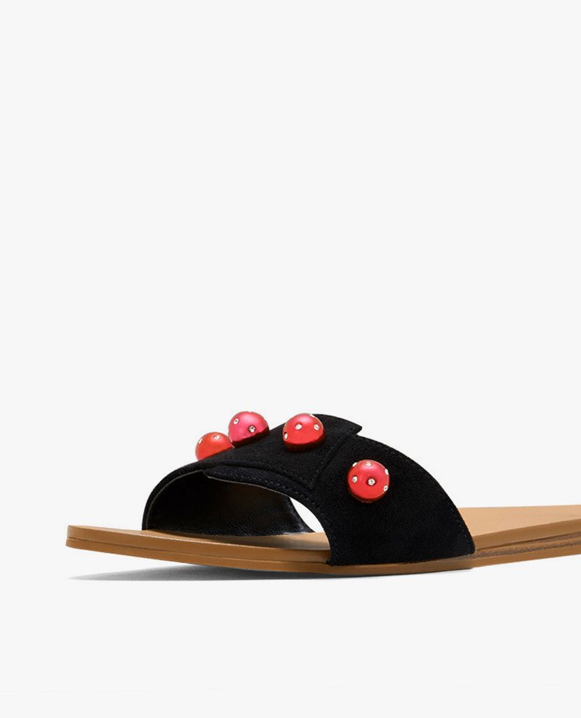 PEDRO - Giày sandals nữ quai ngang Metal Round