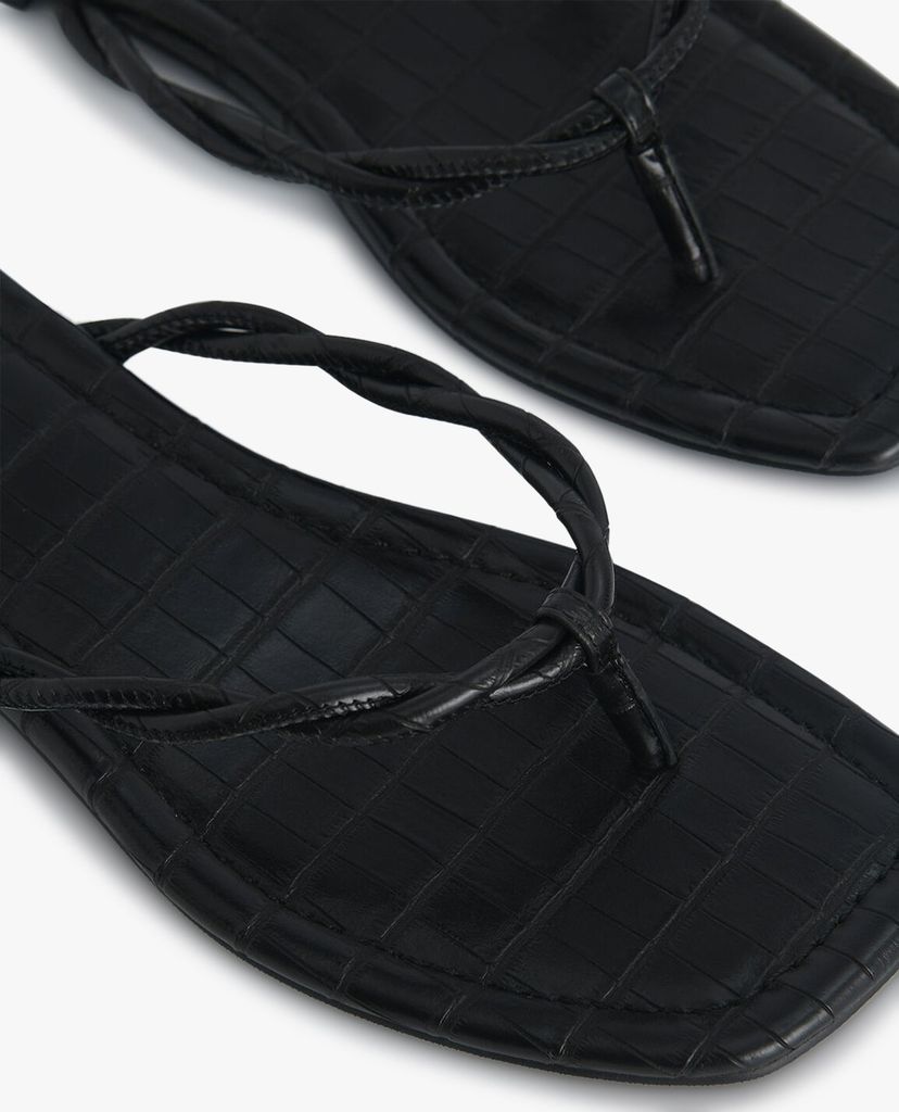 PEDRO - Dép nữ quai kẹp Croc Effect Thong