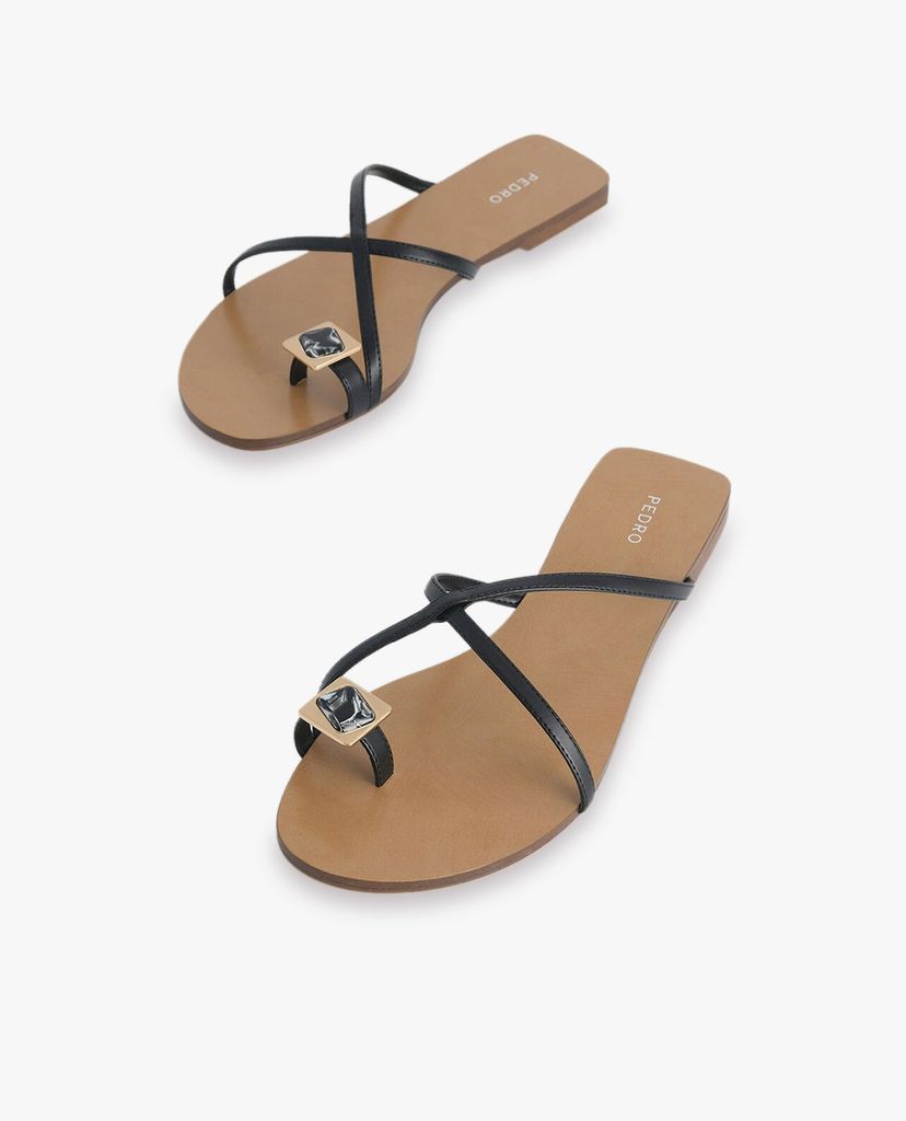 PEDRO - Giày sandals nữ xỏ ngón Marbled Toe Loop