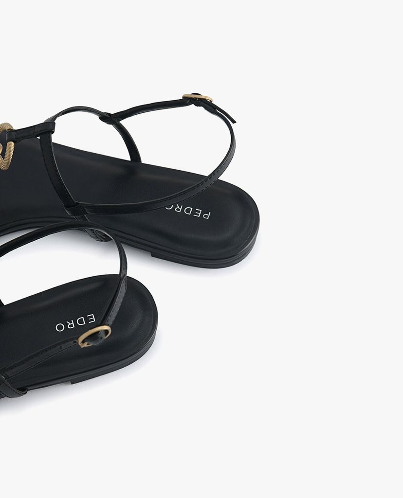 PEDRO - Giày sandals nữ quai kẹp Gold Links