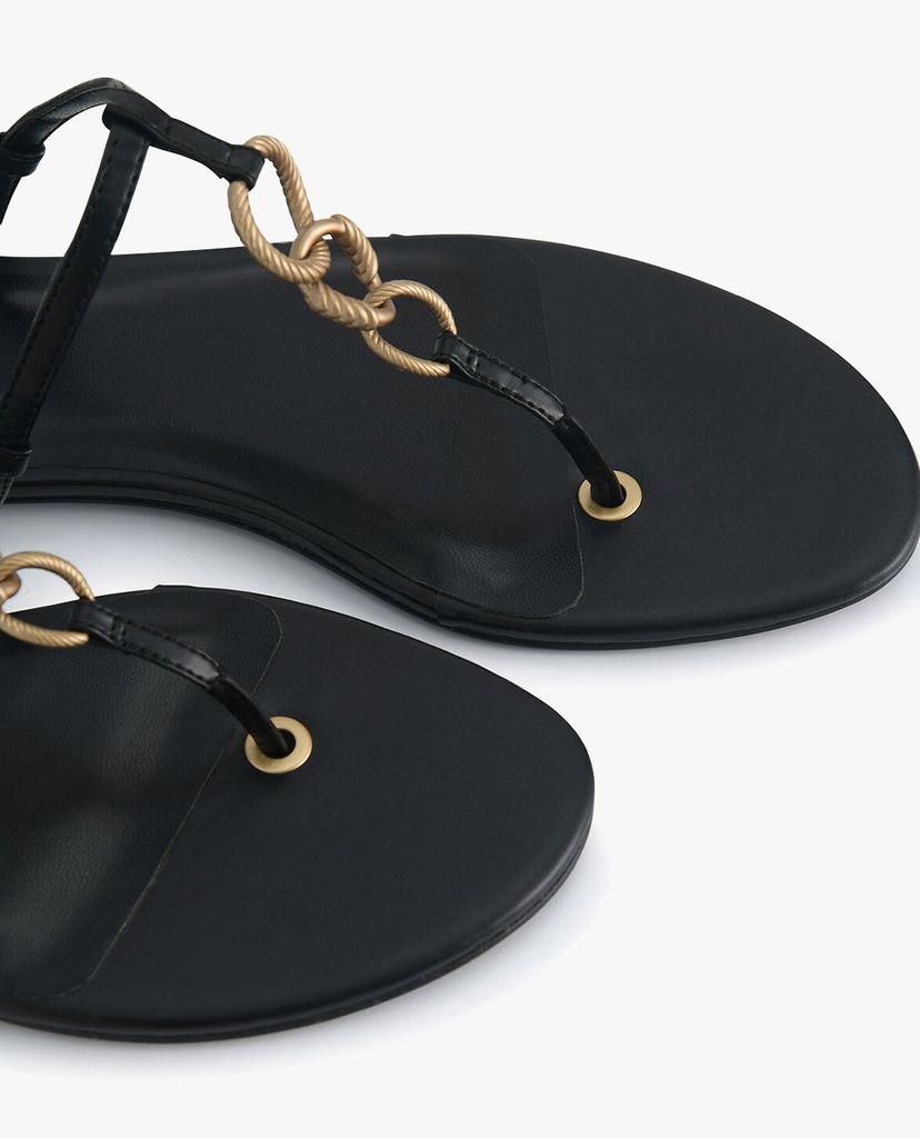 PEDRO - Giày sandals nữ quai kẹp Gold Links