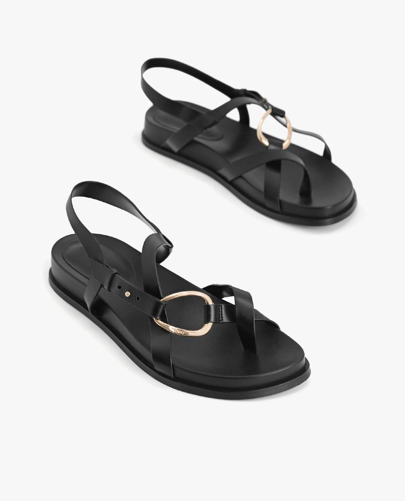 PEDRO - Giày sandals nữ xỏ ngón Metal Buckle