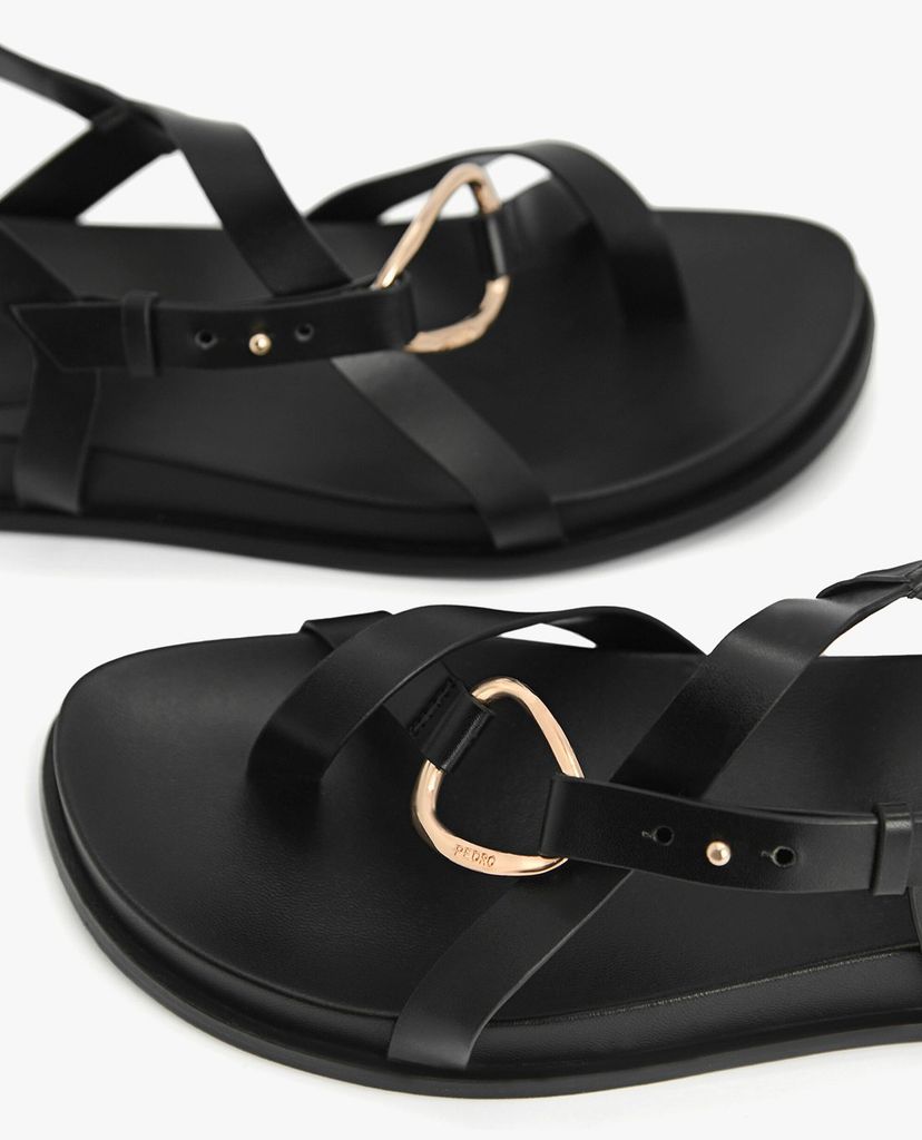 PEDRO - Giày sandals nữ xỏ ngón Metal Buckle