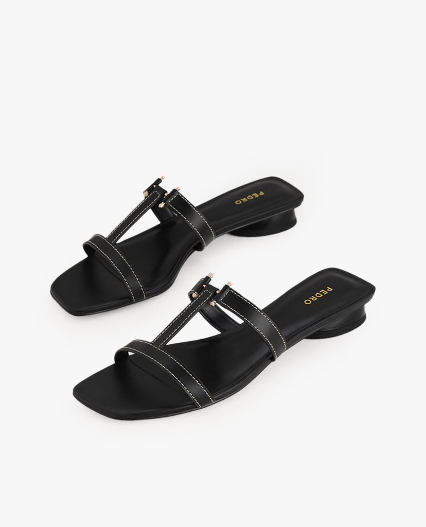 PEDRO - Giày sandals nữ quai ngang Square Toed