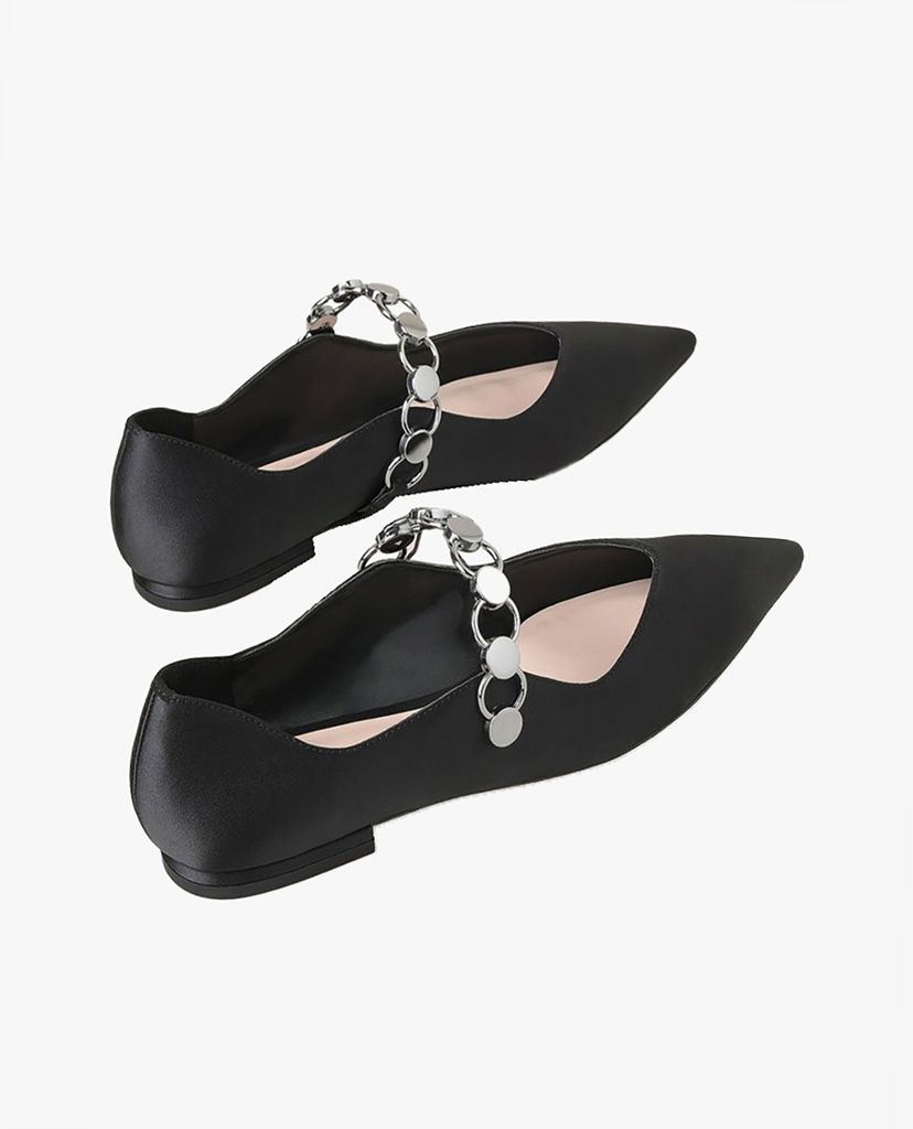PEDRO - Giày đế bệt mũi nhọn Pointed Toe Chained