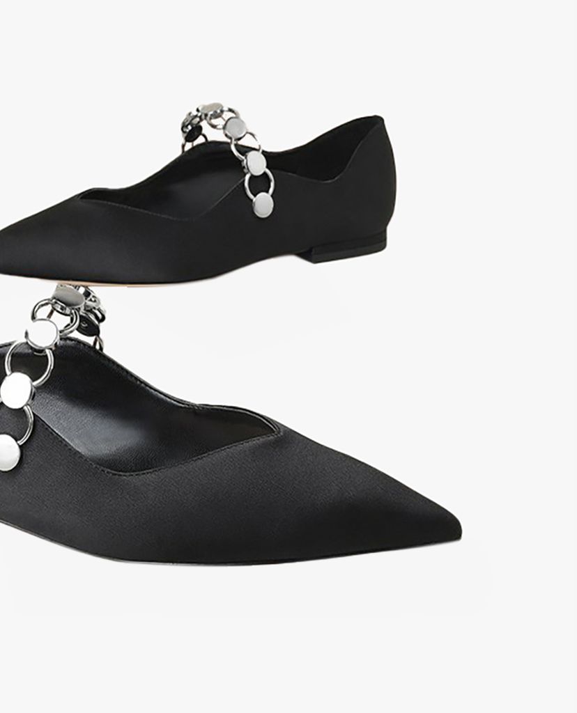 PEDRO - Giày đế bệt mũi nhọn Pointed Toe Chained