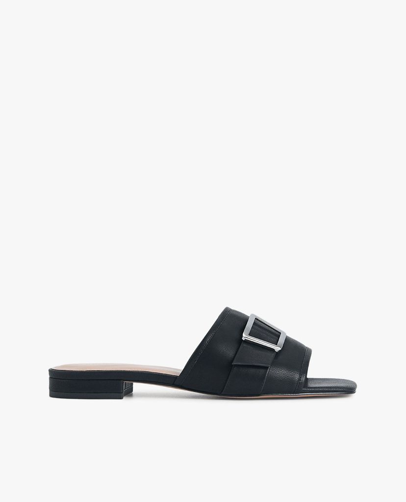 PEDRO - Giày sandals nữ quai ngang phối khóa thời trang