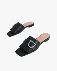 PEDRO - Giày sandals nữ quai ngang phối khóa thời trang